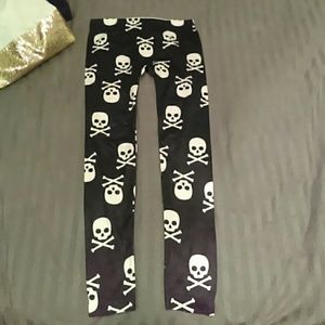 💀 Nobo black white skull leggings 💀